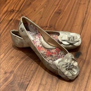 Born Gold Ballet Flats